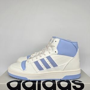 New adidas Break Start Mid Cloud White Glow Blue Women's Shoes Size 7.5
